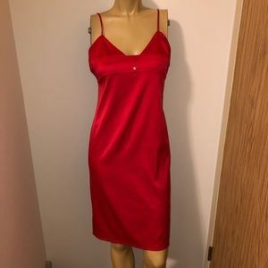 Vintage 1990 Tommy Hilfiger silk stretch party dress
